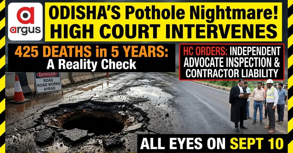 Odisha May Soon Get Pothole-Free Roads Like Ahmedabad, Surat, Hyderabad, Chennai: Orissa HC Builds New Road Accountability Protocol| Special Report