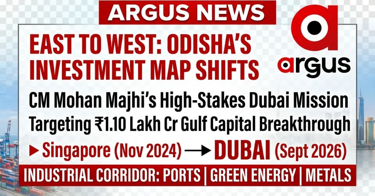 2 Years After Looking East With Singapore Trip, CM Mohan Majhi Tour To UAE In West: Can Odisha Turn A Magnet For Dubai Investors?| Exclusive