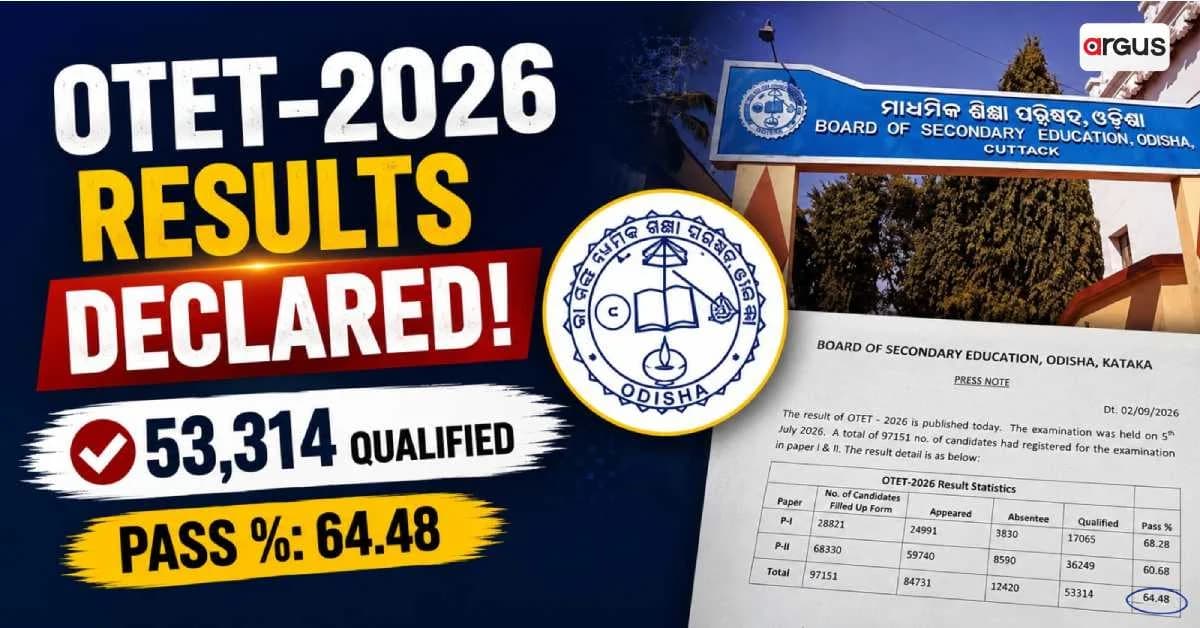 OTET-2026 Results Declared; 53,314 Candidates Qualified