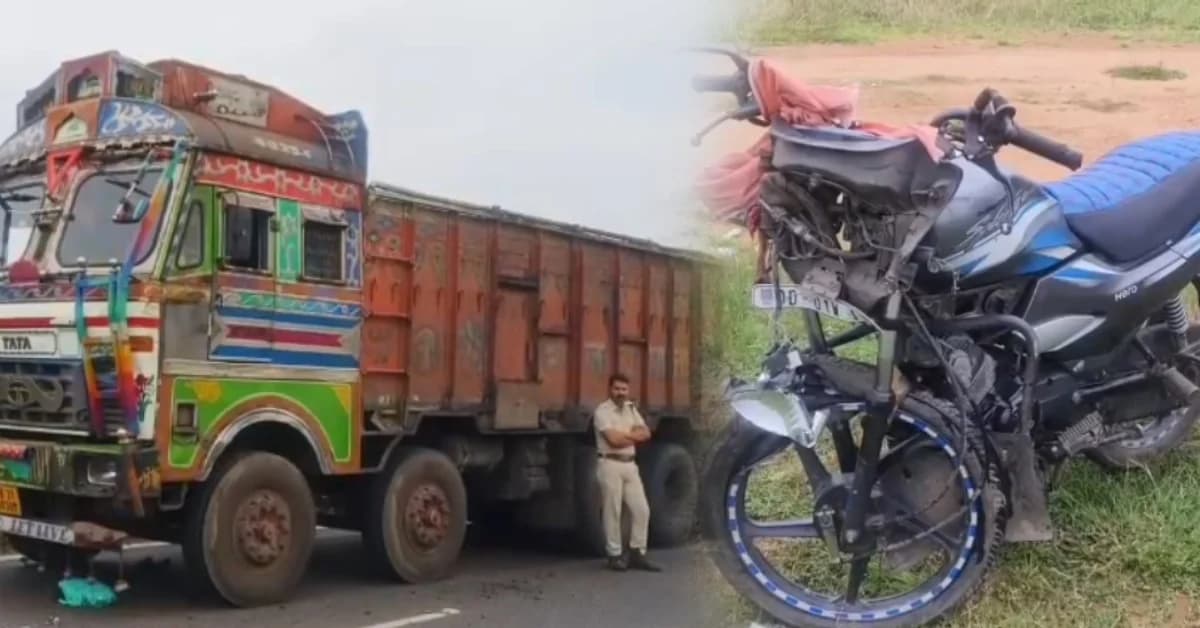 OSRTC Driver Killed In Truck-Bike Collision In Odisha's Kendujhar District