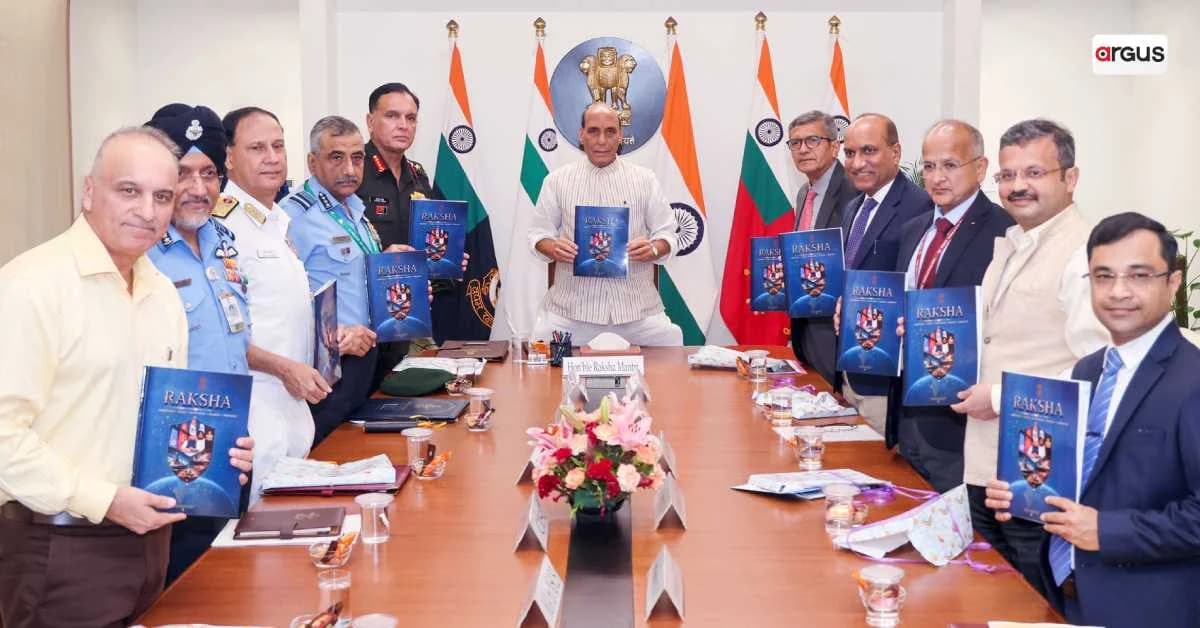 Rajnath Singh Releases ‘Raksha’ Defence Diplomacy Document