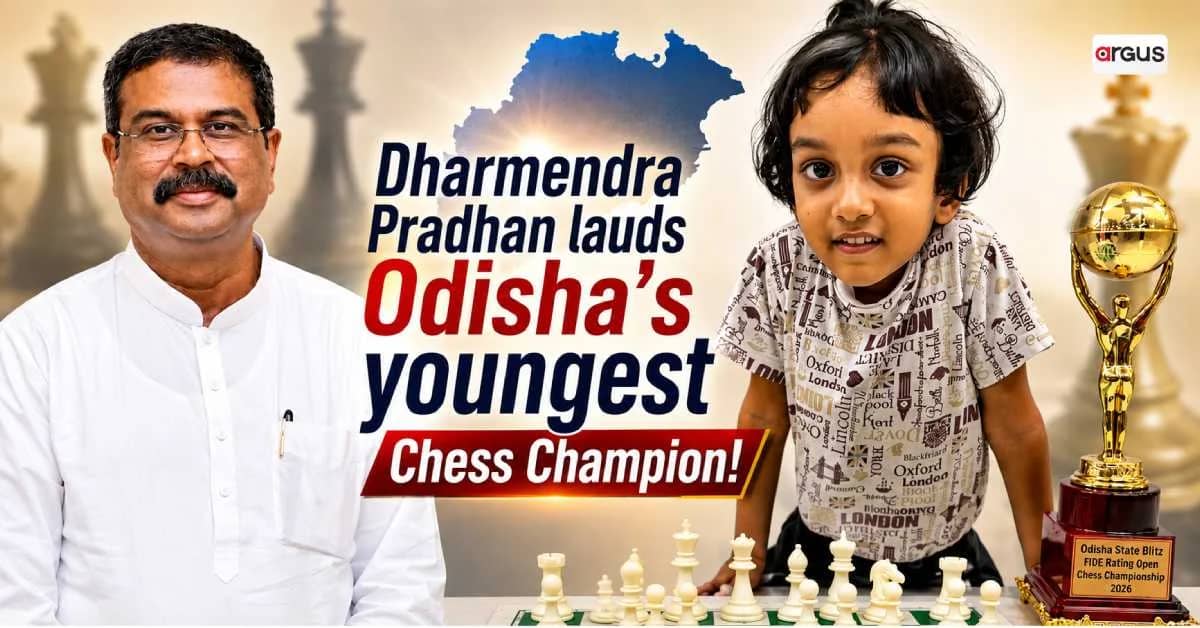 Dharmendra Pradhan Congratulates Elena Mishra on Historic Chess Feat, Calls “Pride for Odisha”