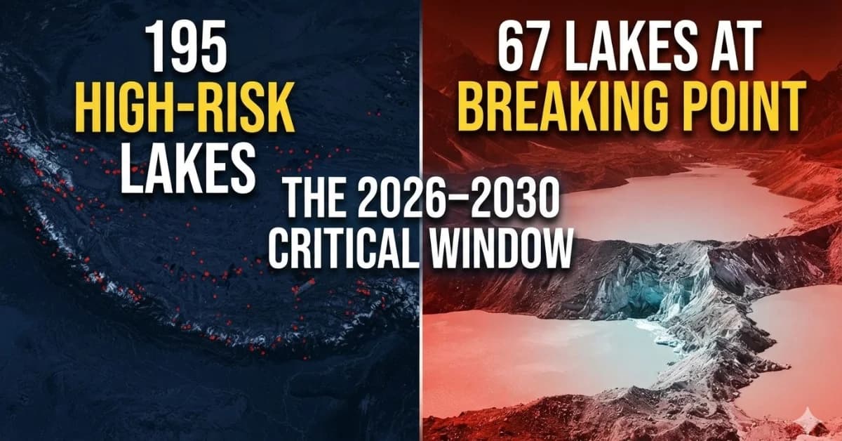 195 GLOF Ticking in India, Govt Pulls Up Socks for 2027–30 Risk Window| Special Report