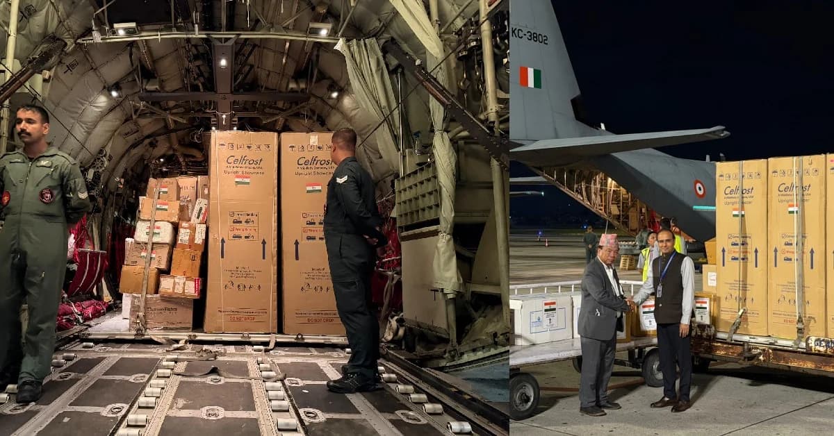 India Sends 95 Tonnes of Relief to Nepal; 54 Personnel, 7 Aircraft Deployed; 275 Indians Still Missing