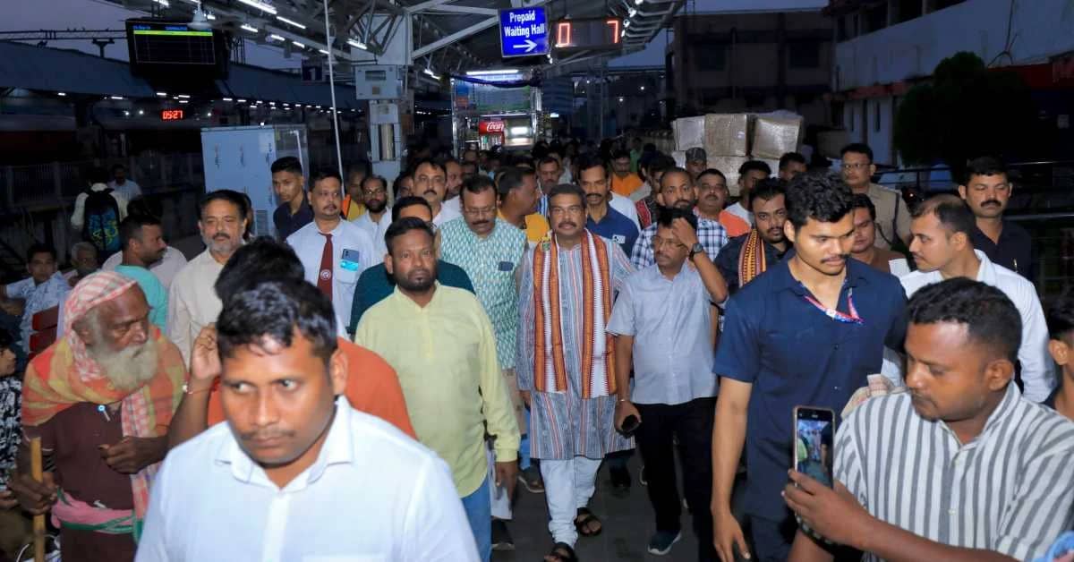Dharmendra Pradhan Begins 4-Day Visit to Sambalpur, Bargarh