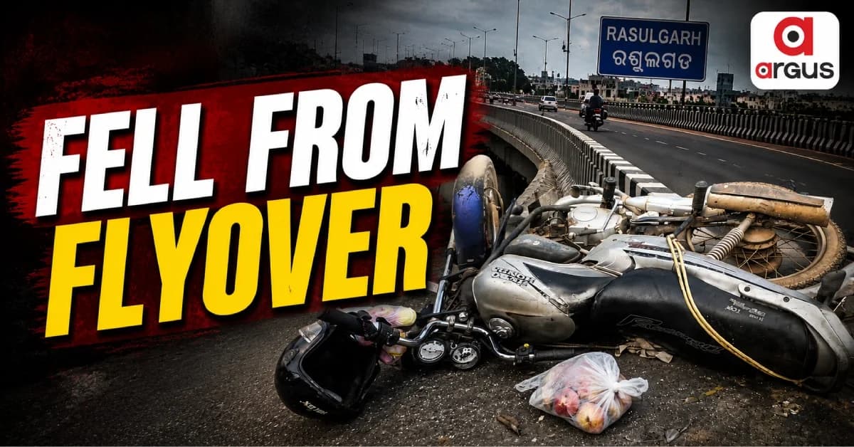 Rider Dies After Falling Off Rasulgarh Flyover In Bhubaneswar; Police Launch Probe