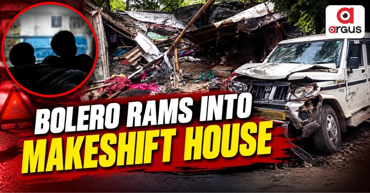Two Boys Critically Injured as Speeding Bolero Crashes Into Makeshift House Near Bhubaneswar's Lingipur