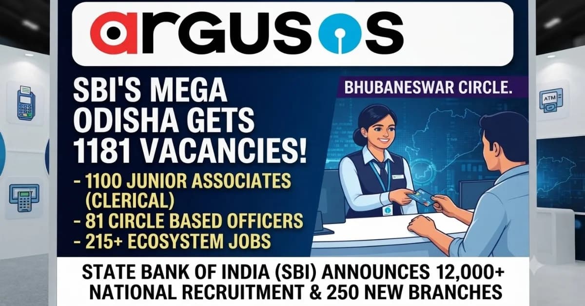 SBI Expansion Blueprint: Chairman CS Setty Announces 12K Nationwide Hiring Plan; Odisha Gain to Cross 1K Clerical, 81 Lateral Officer Placements| Special Report