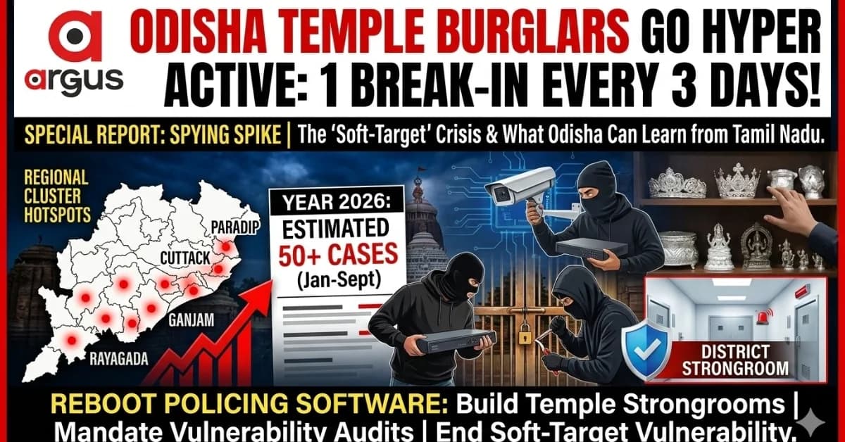 Odisha Temple Thefts: A Political Modus Operandi? Why the State Must Go the Tamil Nadu Way| Special Report