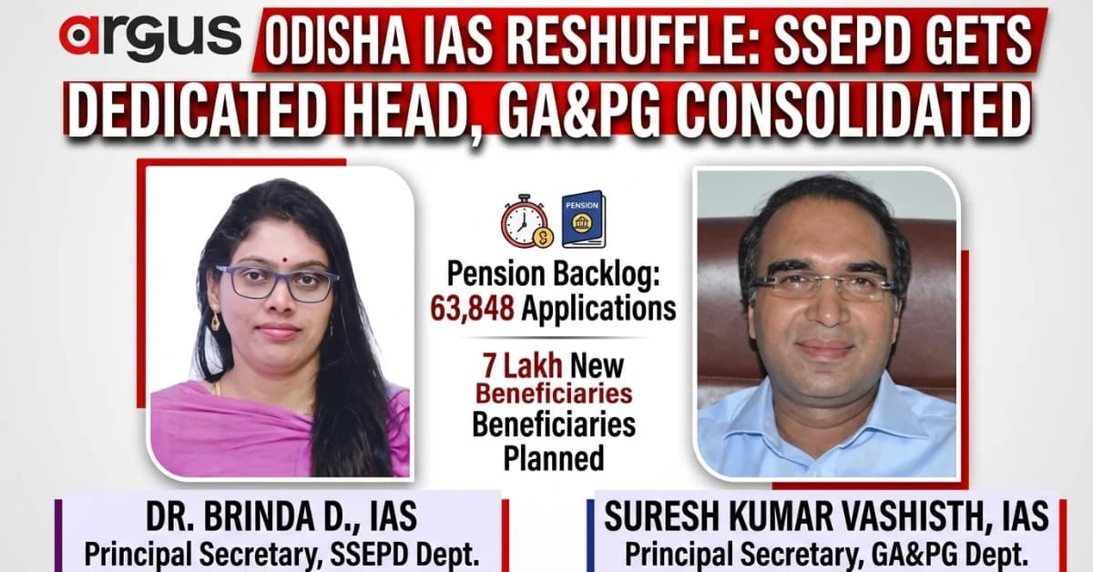 After Pension Fallout, Odisha Govt Brings in SSEPD Full-Time Secretary? | Special Story