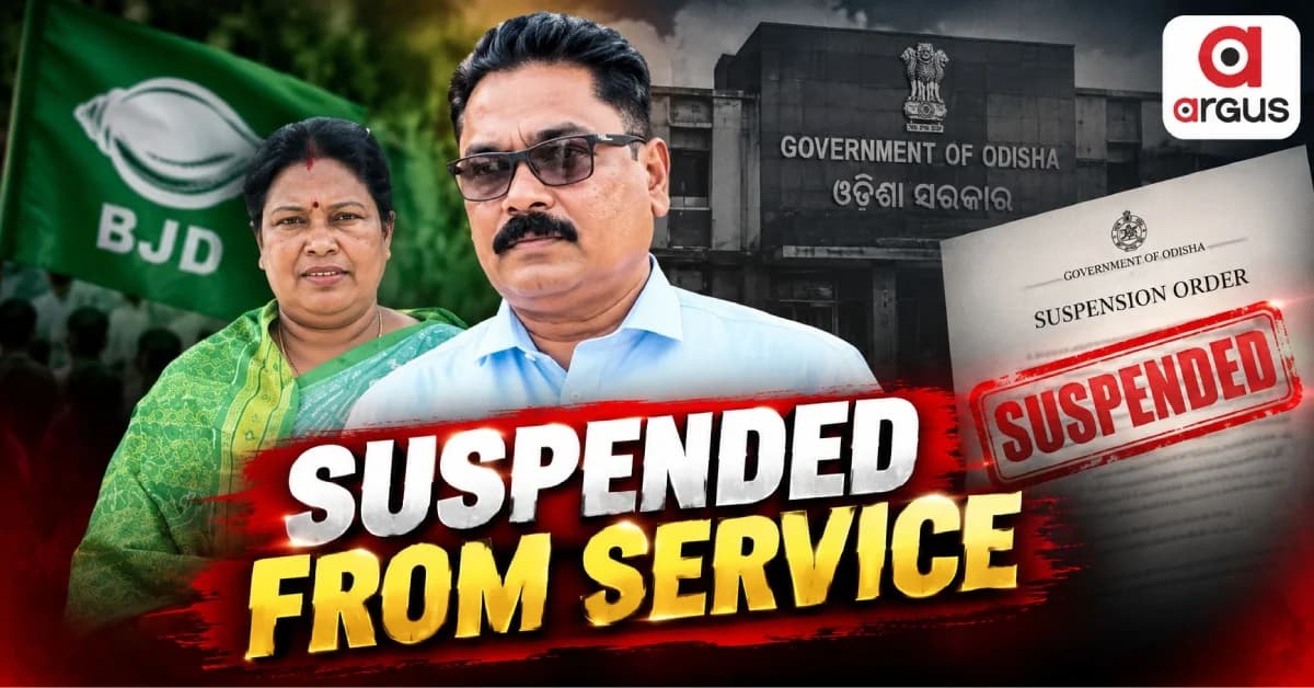 Durgaprasad Chhuria, Husband of BJD Leader Snehasangini Chhuria, Suspended From Govt Service