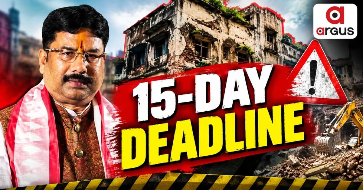 Odisha Govt Launches 15-Day Drive to Identify Dangerous Buildings; Demolition Notices Likely