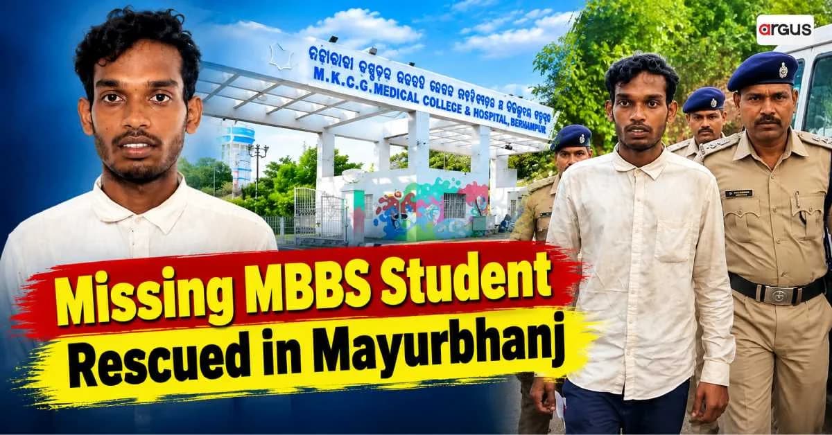 Missing MKCG MBBS Student Rescued in Mayurbhanj