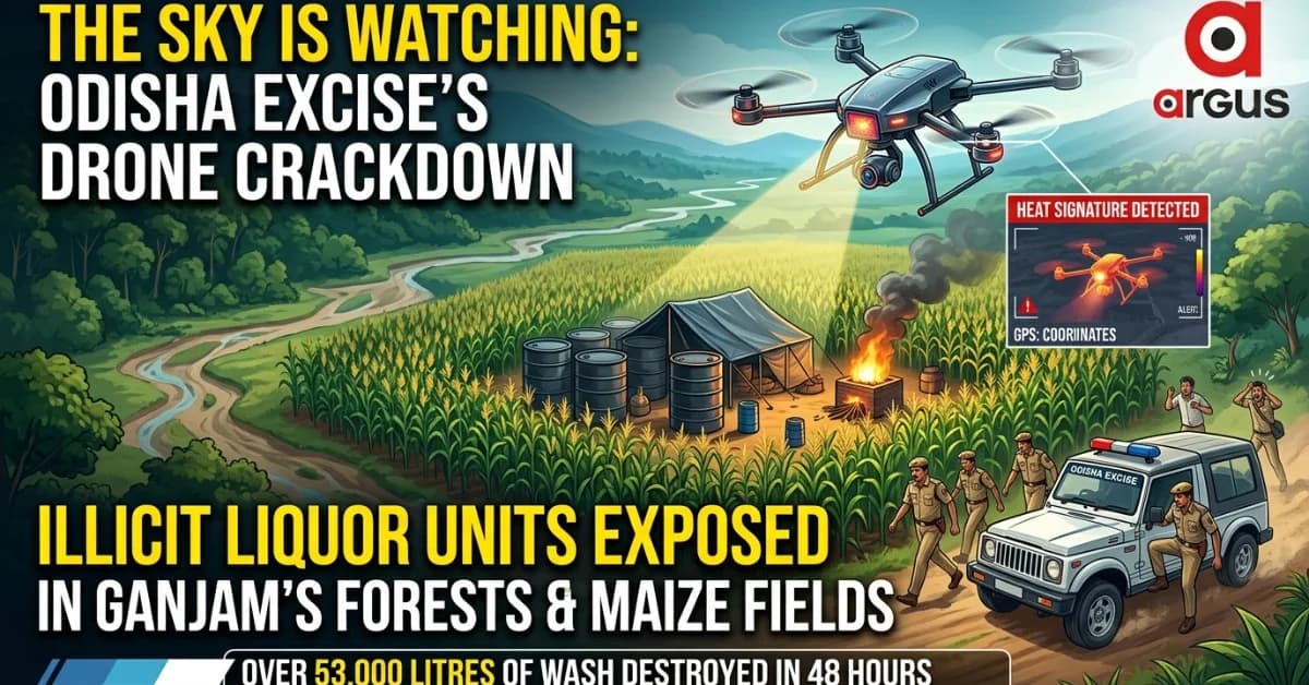 Excise Thunder From The Sky: Ganjam Takes The Biggest Hit As Odisha Hunts Illicit Liquor Dens| Special Report