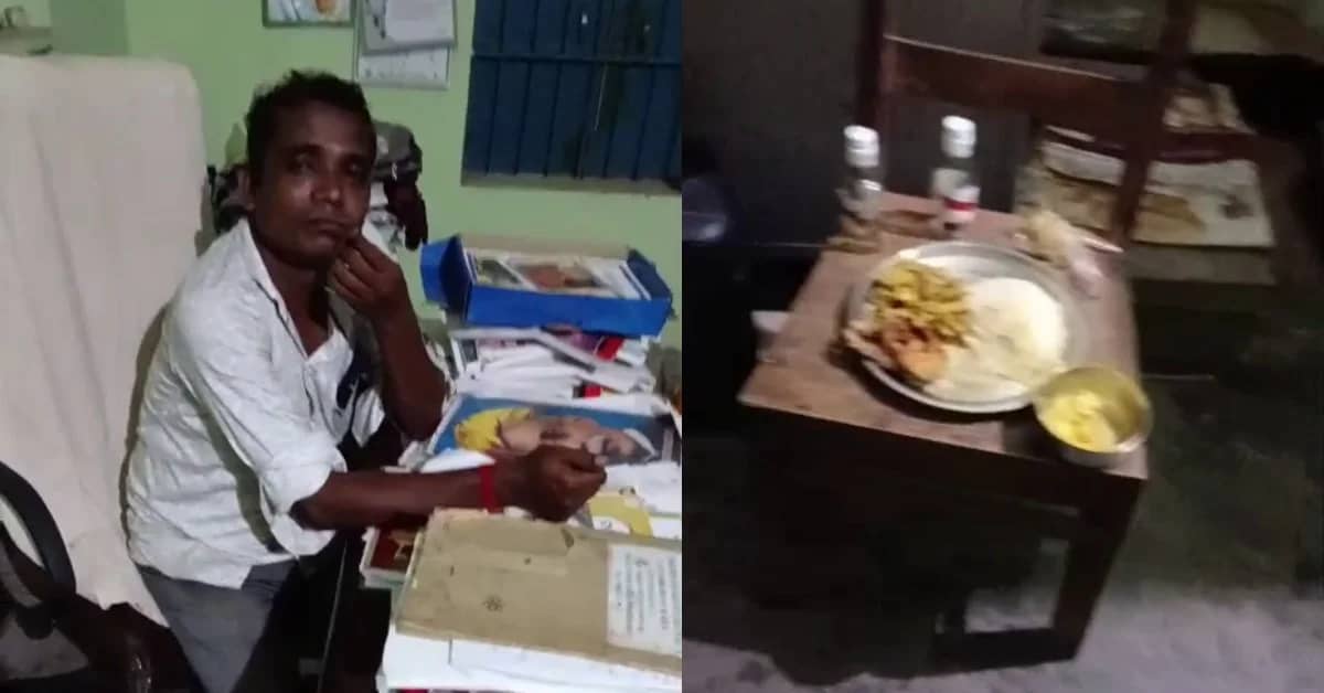 Kendrapada Headmaster Suspended over Viral Drinking Video