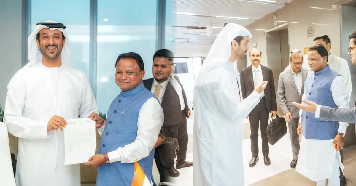 CM Mohan Charan Majhi Meets UAE Economy Minister, Invites Investment In Odisha