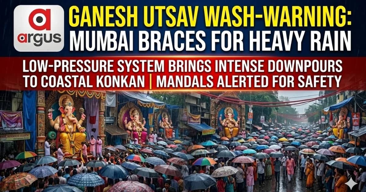 EXCLUSIVE | Mumbai Weather Alert: Heavy Rain Spells Forecast for September 14; Ganesh Utsav Processions May Face Traffic Snarls