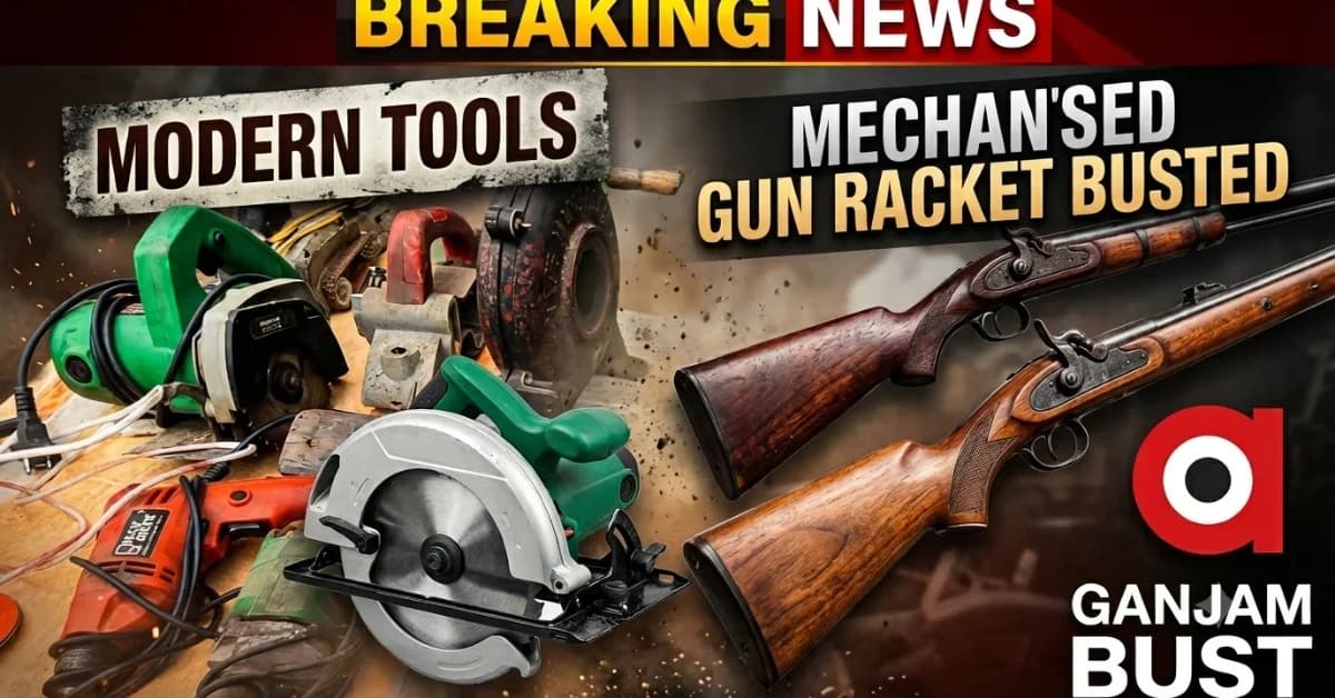 EXCLUSIVE| Ganjam Police Bust Illegal Gunmaking Unit In Bhanjanagar, What Big New Trend it Signals to Odisha Police?