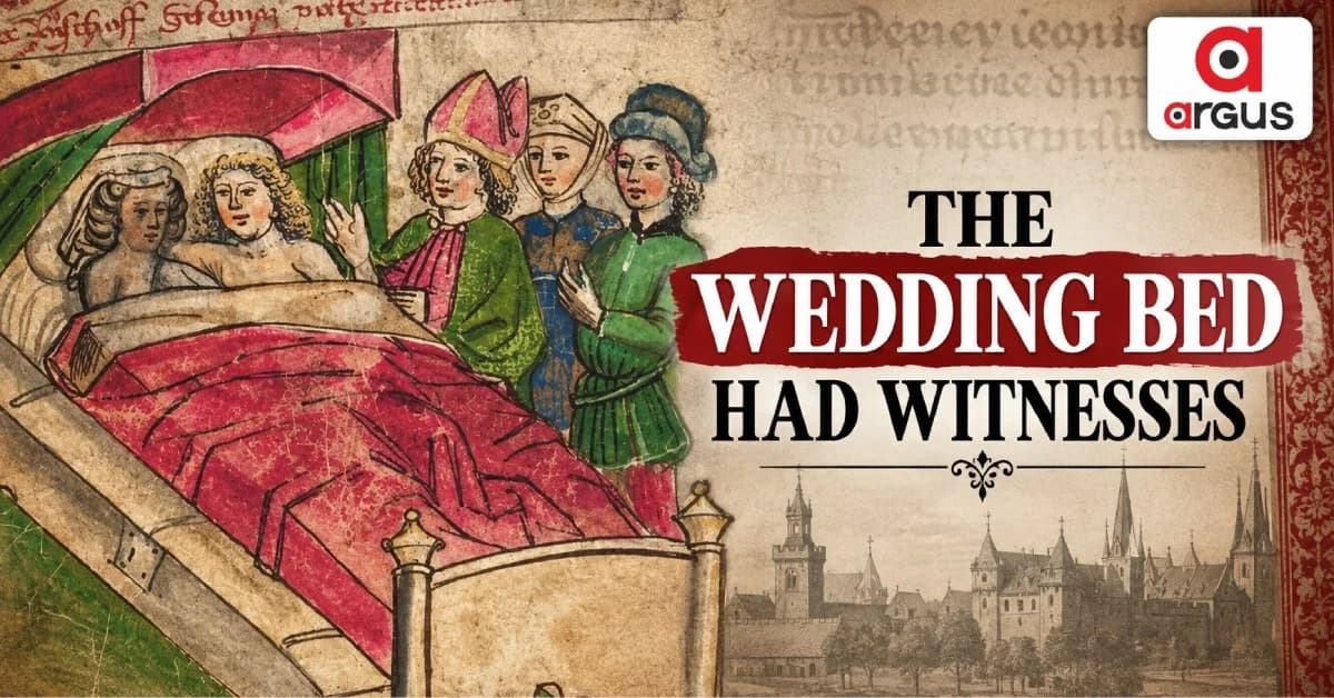 Europe’s Strange Tradition: When Wedding Guests Watched Newlyweds Go To Bed