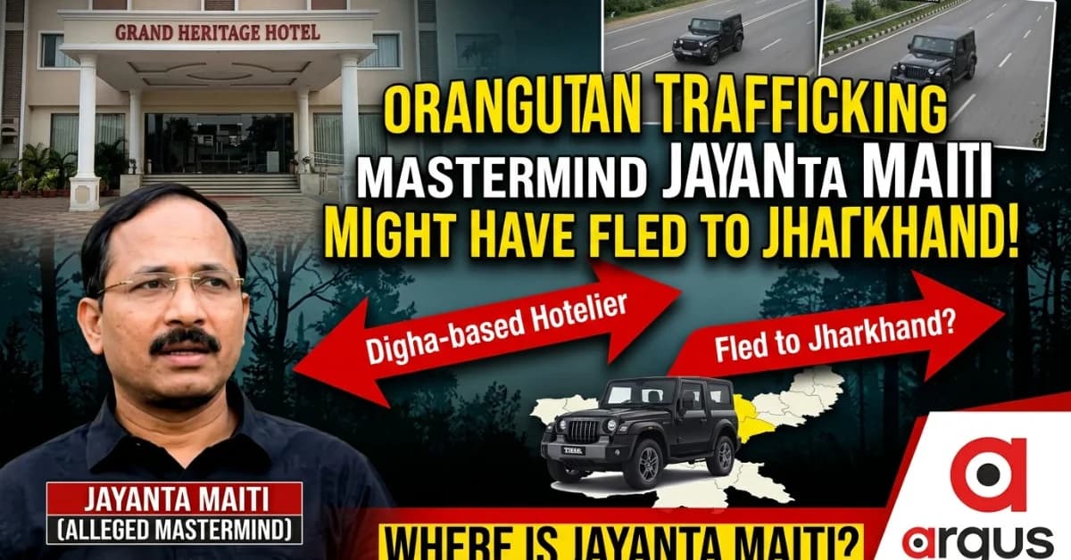 EXCLUSIVE| Orangutan Smuggling Probe: Has Mastermind Jayanta Maiti Fled to Jharkhand?
