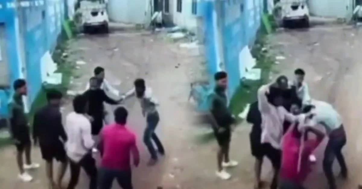20 Youths Assault Man as CCTV Exposes Brutal Attack