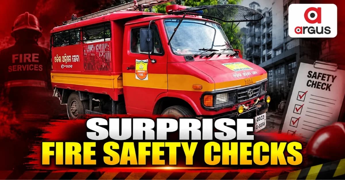 Odisha Fire Services Department Launches Month-Long Safety Drive In Bhubaneswar