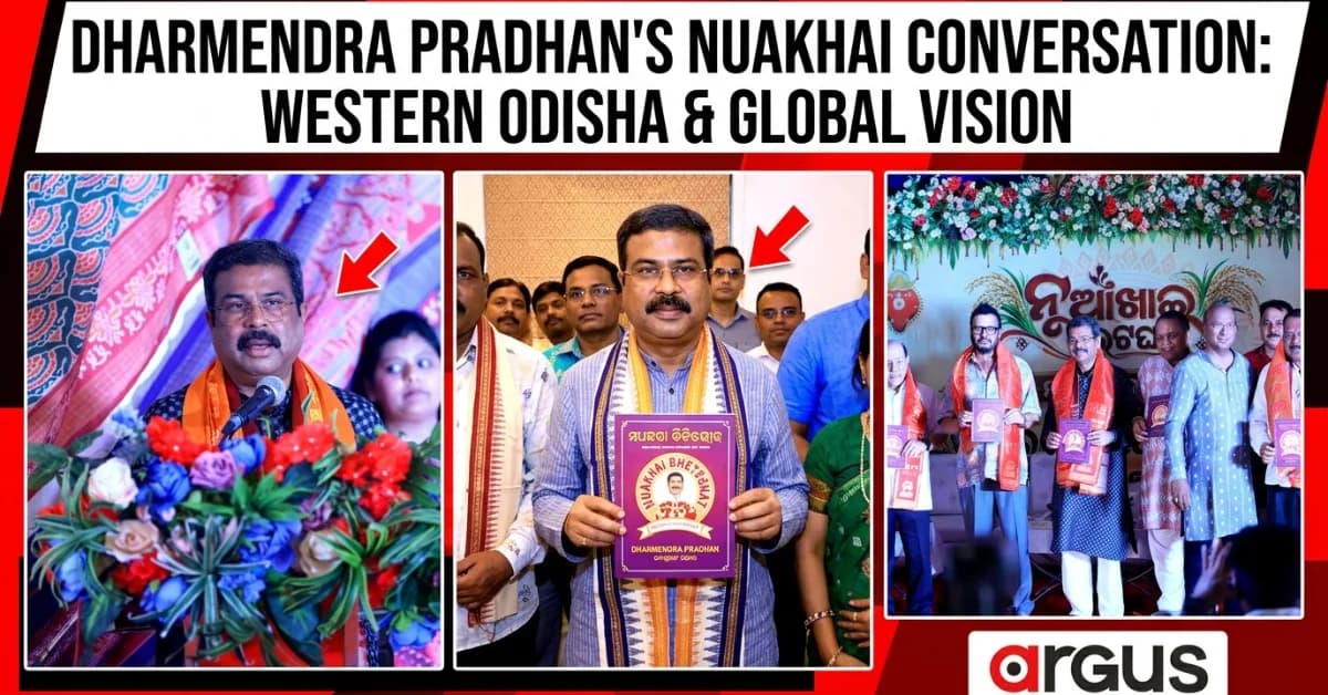 Special Report| Nuakhai Bhetghat: Dharmendra Pradhan Turns Festival Platforms Into a Wider Conversation on Western Odisha