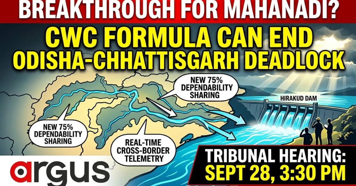 Special Report| Mahanadi Water Dispute: On September 28, Will Odisha’s Long-Running River Row Go the Sone-Kishau Way?