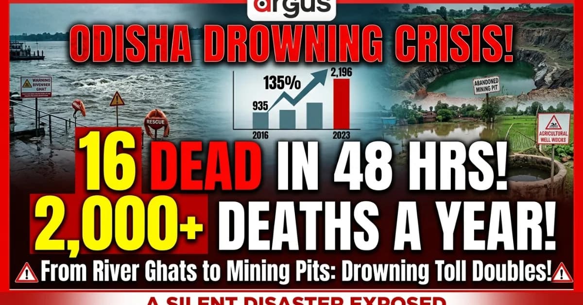 Special Report| Odisha Drowning Deaths Post Exponential Rise: 16 Dead In 48 Hours, State’s Silent Water Crisis More Than Doubled Over A Decade!