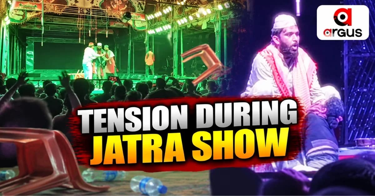Chairs, Bottles Hurled at Jatra Stage After Audience Objects to Scene Depicting Forced Beef Consumption