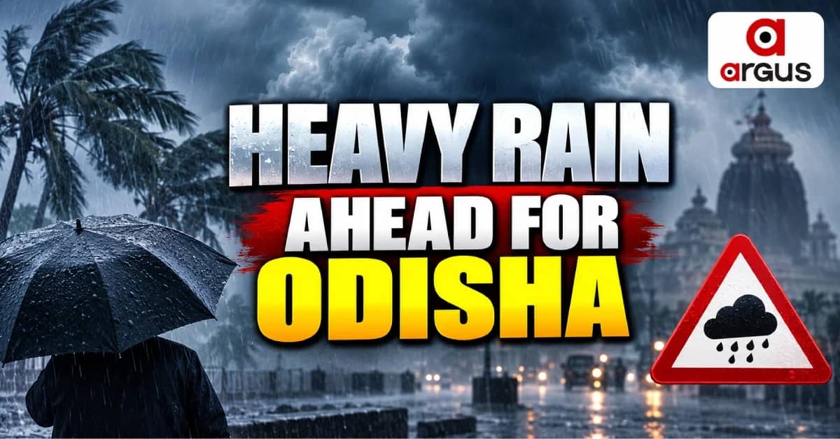 Odisha Braces For Heavy Rain From September 22 As Low-Pressure System Intensifies