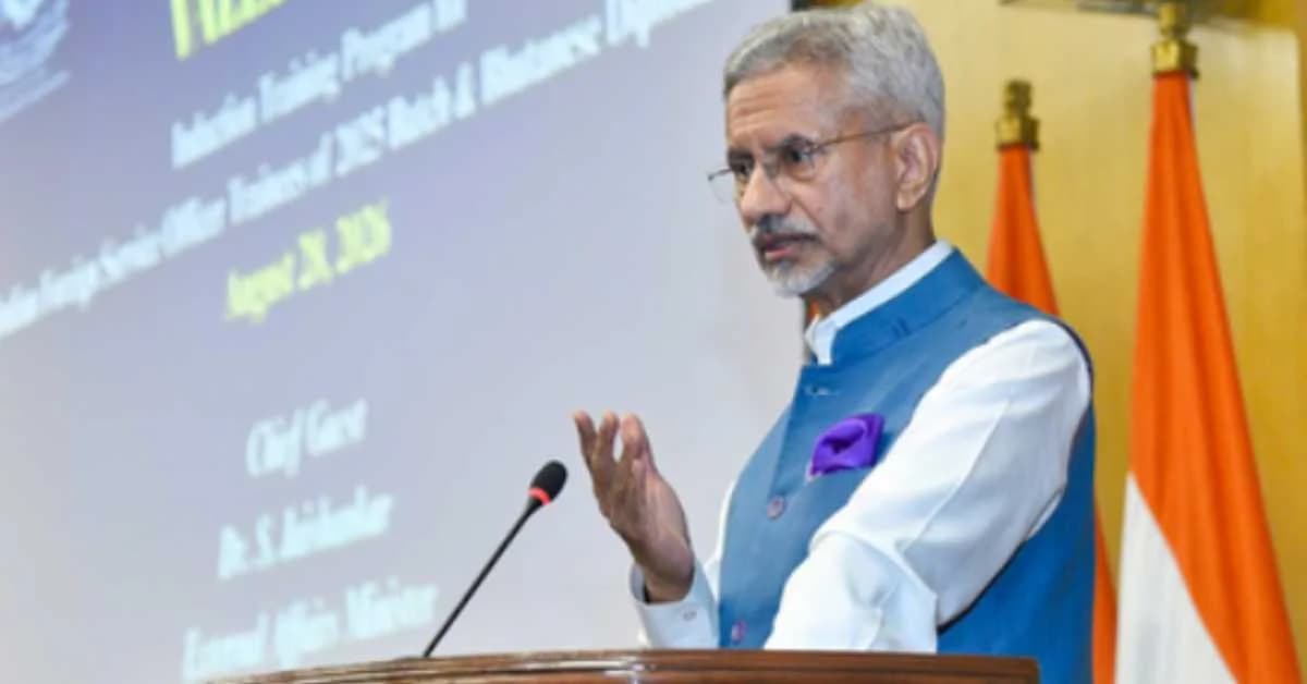 EAM Jaishankar Jaishankar to Address UNGA on September 26