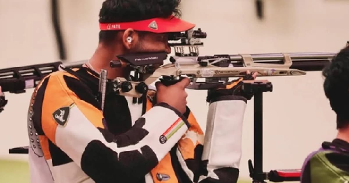 India's Men's 10m Air Rifle Team Wins Silver at Asian Games 2026; Rudrankksh Patil Qualifies for Individual Final