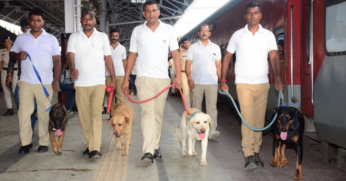 Railways Intensify Crackdown on Narcotics, Deploys Sniffer Dogs