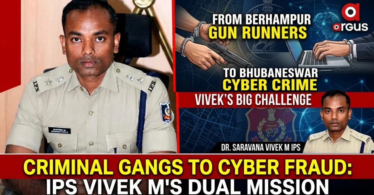 EXCLUSIVE|Tactical Shift in Capital Policing: New Bhubaneswar DCP Saravana Vivek M Positions Force Against Street Crime & Cyber Fraud