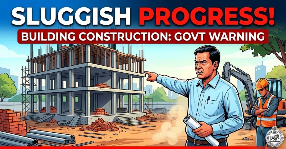 Odisha Govt Pulls Up Departments Over Slow Pace of Building Construction