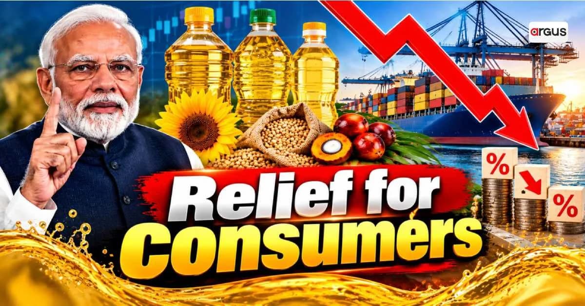 Modi Govt Cuts Import Duty on Major Edible Oils to Provide Relief to Consumers