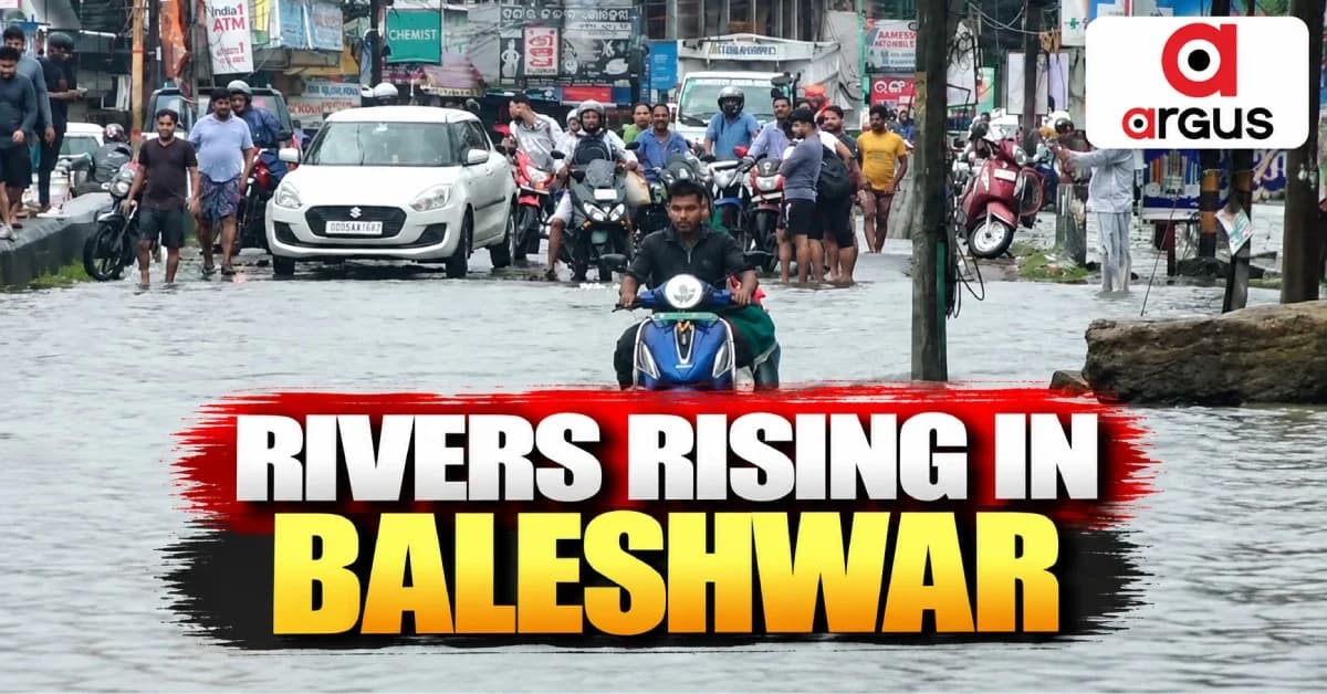 Heavy Rain Pushes Jalaka, Budhabalanga Rivers Above Warning Marks in Odisha's Baleshwar District