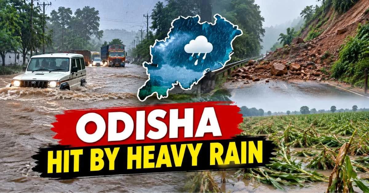 Widespread Rainfall Causes Significant Damage Across Odisha