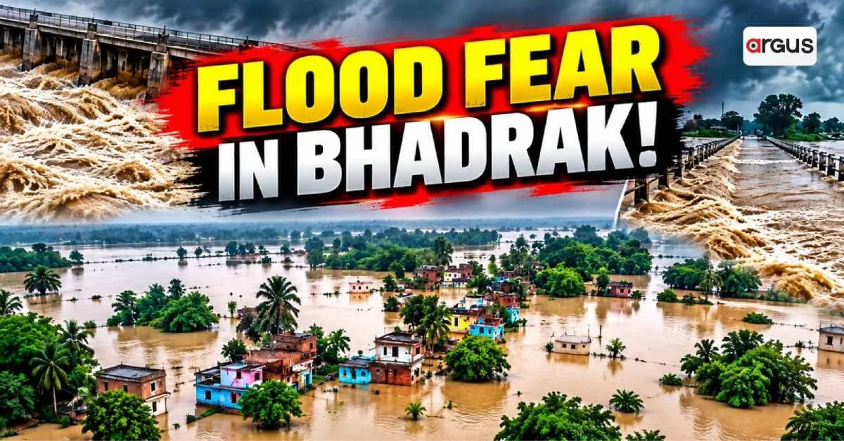 Baitarani, Salandi Rivers Swell, Villages Flooded in Bhadrak