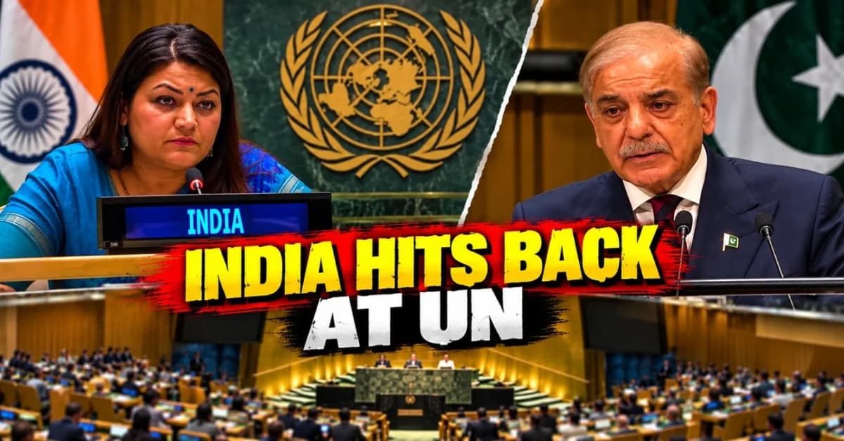 India Hits Back at Shehbaz Sharif at UN, Raises 9/11, Kashmir and Operation Sindoor