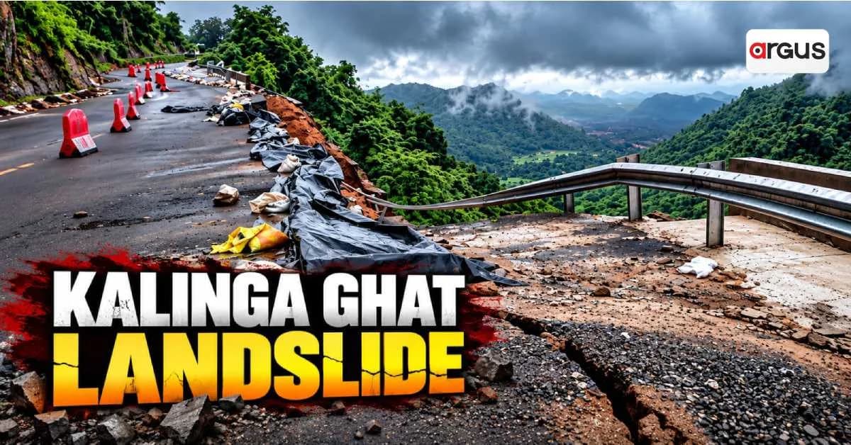 Transport Minister Bibhuti Jena Reviews Kalinga Ghat Landslide Damage