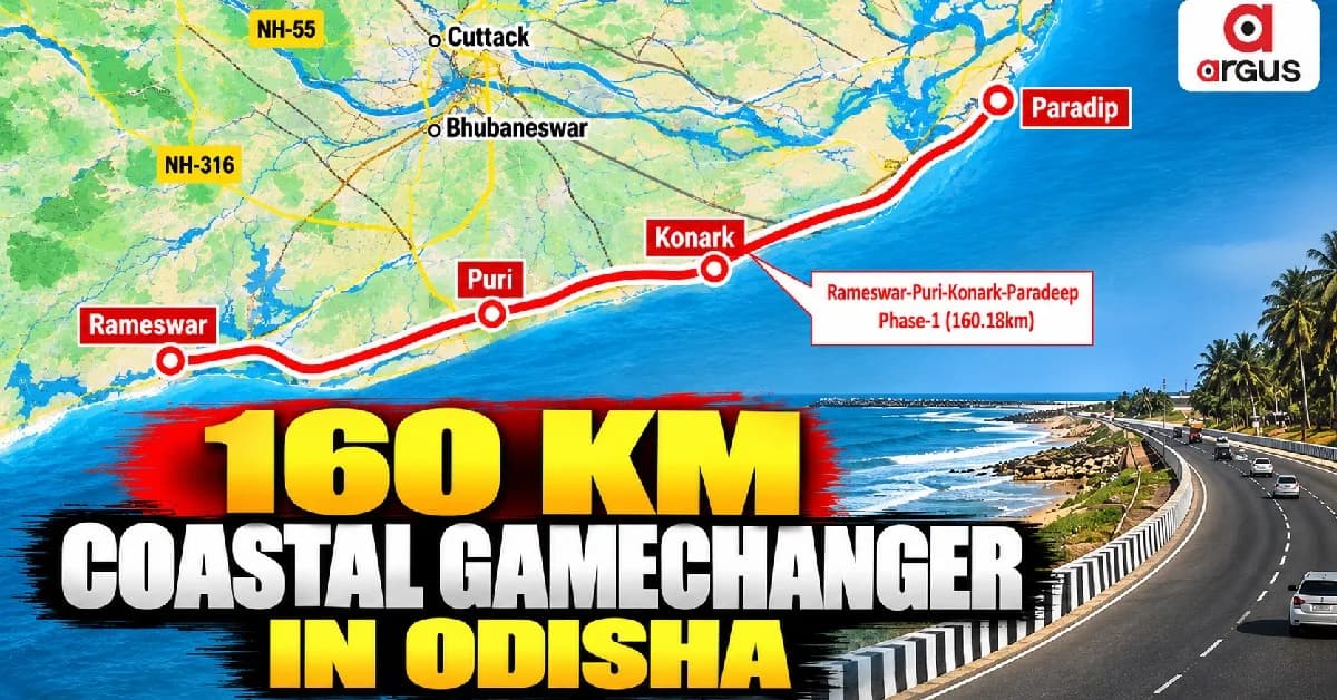 Here's How Odisha’s New Coastal Highway Could Cut Rameswar-Paradip Travel Time By 2.5 Hours