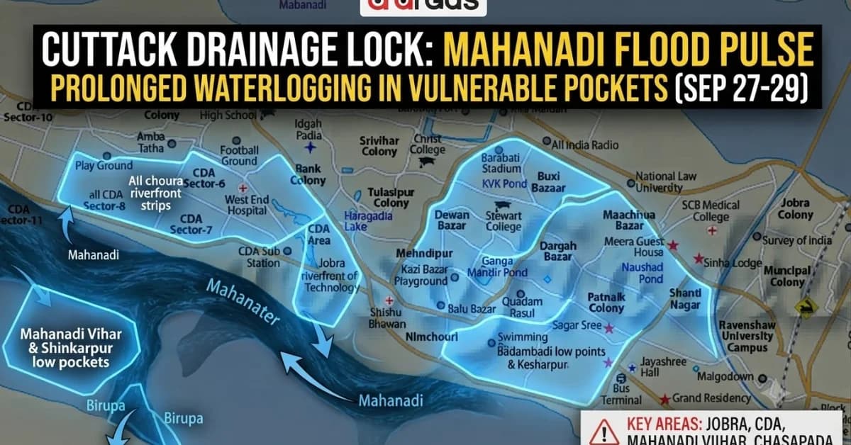EXCLUSIVE| Hirakud flood pulse to hit Cuttack hard: Significant waterlogging likely till Sept 29, Check Your Place!