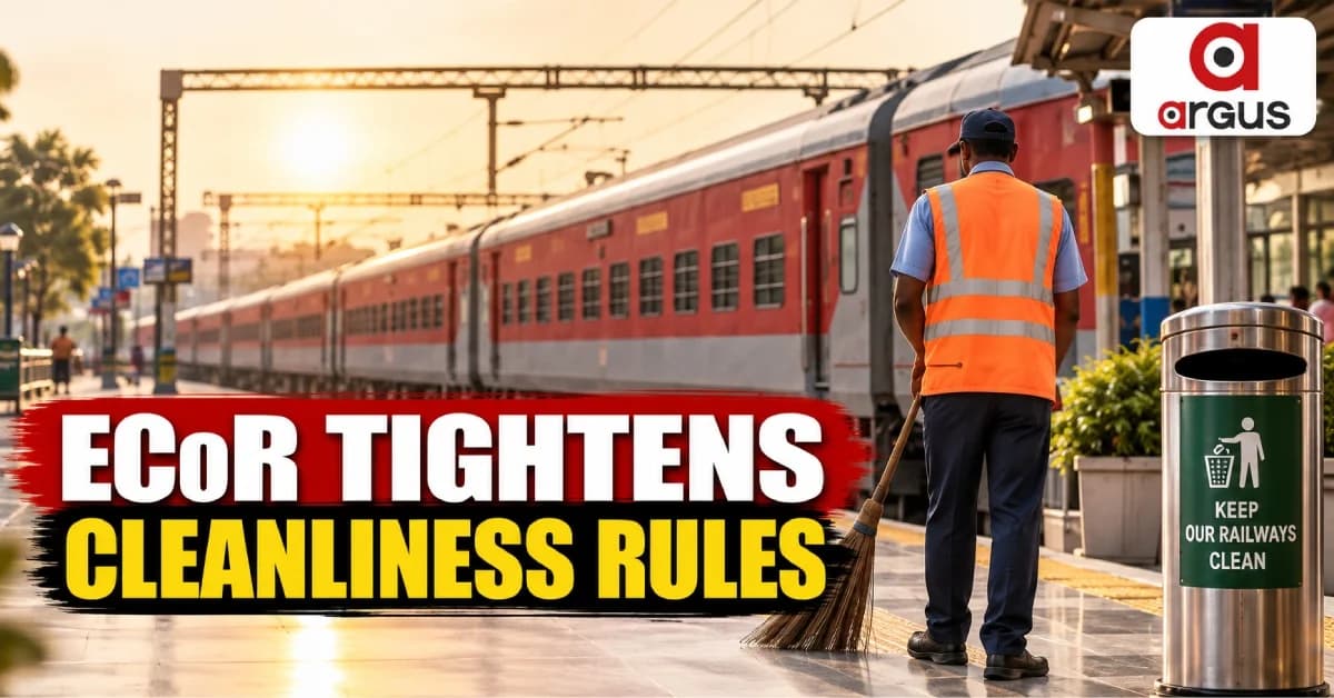 ECoR Registers 3,028 Cleanliness Violation Cases in August, Collects Rs 5.89 Lakh in Fines