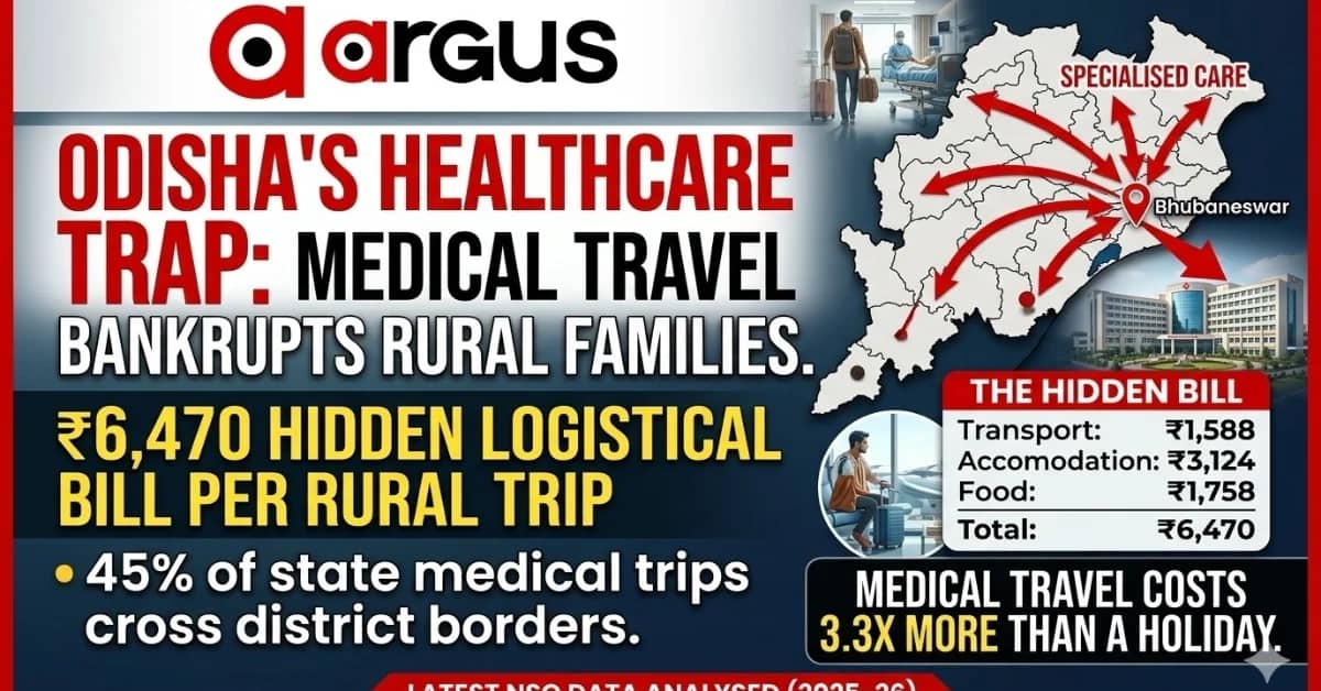 EXCLUSIVE| NSO Survey on Odisha Healthcare: Cross-District Medical Travel Highlights Hidden Out-of-Pocket Expenses