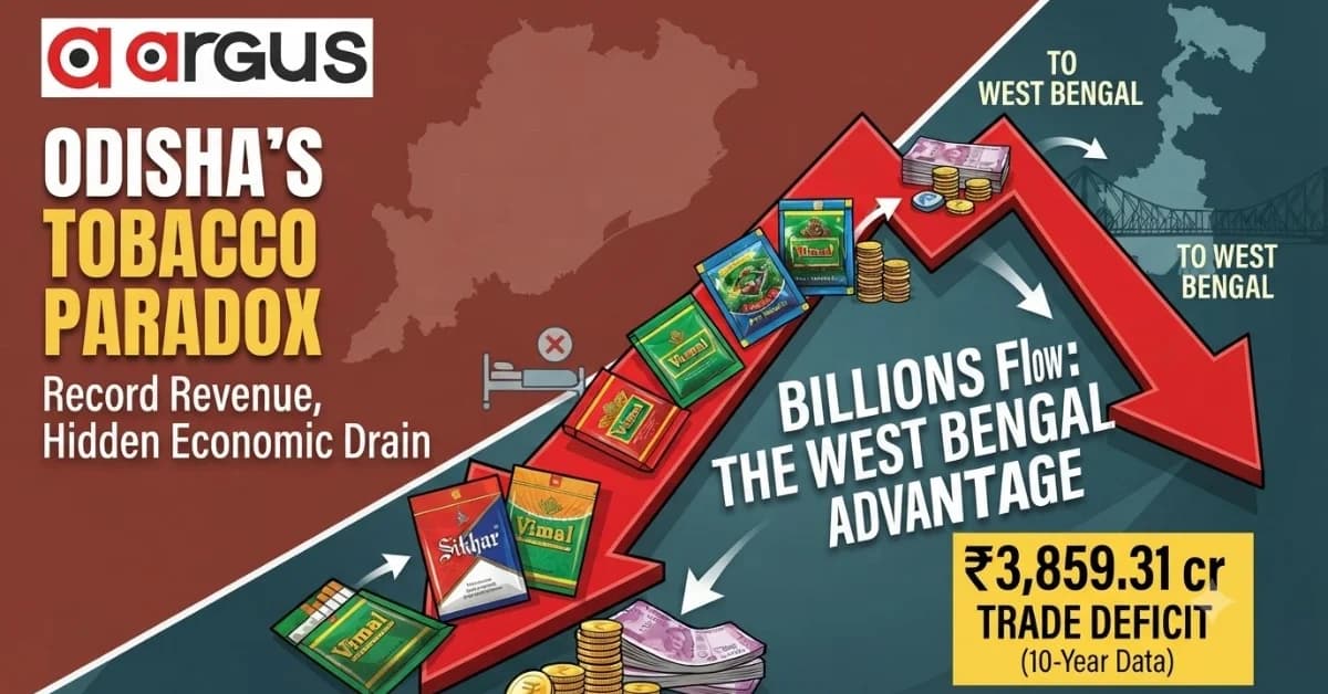 EXCLUSIVE | Odisha’s Tobacco Trap Sucks Cash out of Economy: How West Bengal Profits While the State Faces a Massive Net Loss