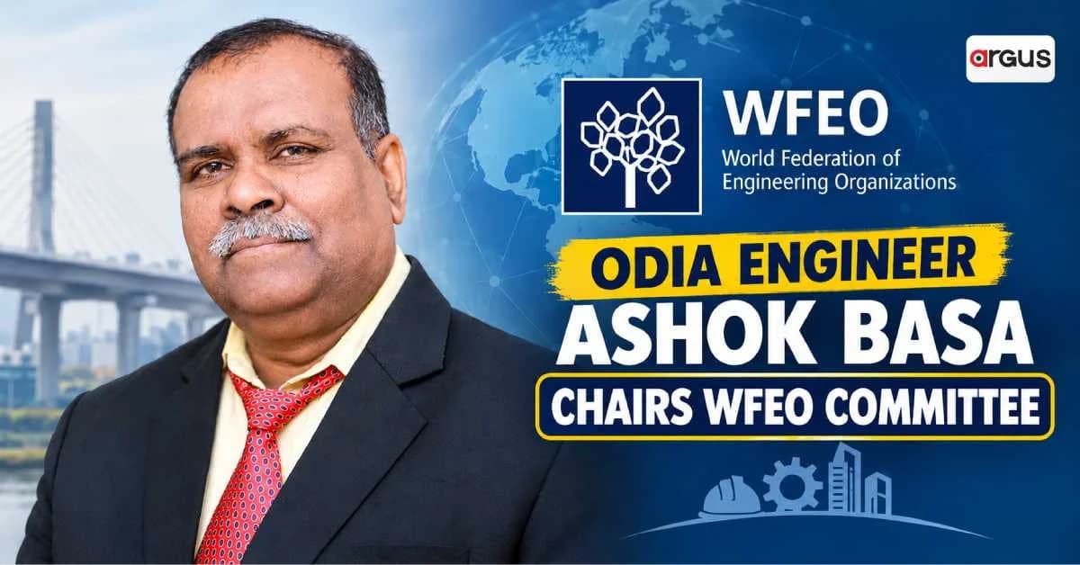 Eminent Odia Engineer Ashok Basa Appointed First Chair of WFEO Internal Audit Committee