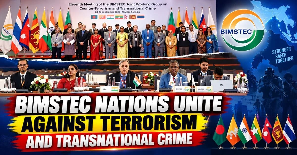 BIMSTEC Nations Discuss Stronger Joint Action Against Terrorism, Transnational Crime in New Delhi