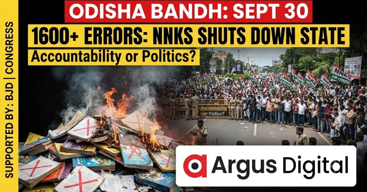 Analysis| Odisha Bandh: Education Crisis or Political Survival? NNKS’ September 30 Shutdown Raises Questions